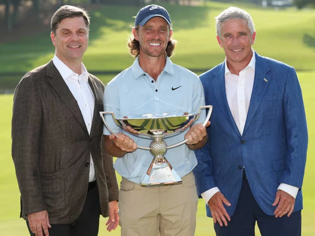 “Tommy Fleetwood Tour Championship win 2025 with FedEx Cup trophy at East Lake Golf Club Atlanta” “Tommy Fleetwood Tour Championship win 2025 with FedEx Cup trophy at East Lake Golf Club Atlanta”